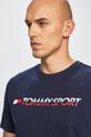 granatowy Tommy Sport - T-shirt