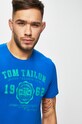 Tom Tailor Denim - Pánske tričko modrá 1008637