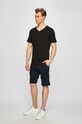 Tom Tailor Denim - Pánske tričko (2 pak) 1008639 čierna SS20