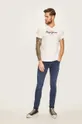 Pepe Jeans - Pánske tričko biela