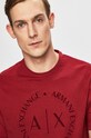 Armani Exchange - Pánske tričko burgundské 8NZTCD.Z8H4Z