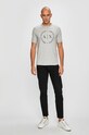 Armani Exchange - Pánske tričko 8NZTCD.Z8H4Z sivá AA00