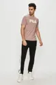 Fila - T-shirt różowy