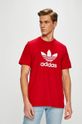 červená adidas Originals - Pánske tričko DX3609 Pánsky
