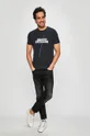 Armani Exchange - Pánske tričko tmavomodrá
