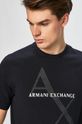sötétkék Armani Exchange - T-shirt Férfi