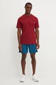 Under Armour t-shirt SPORTSTYLE LEFT CHEST 1326799. bordowy SS25