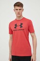 Under Armour t-shirt bordowy 1329590