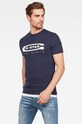 G-Star - T-shirt D15104.336.6067 D15104.336.6067 granatowy SS19