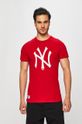 czerwony New Era - T-shirt
