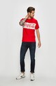 Tommy Jeans - Póló x Coca Cola DM0DM06692 piros SS19