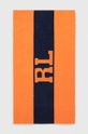 oranžna Bombažna brisača Ralph Lauren Unisex