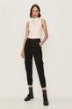 AllSaints - Top Raffi Rollneck Bodysuit biela