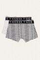 Guess Jeans - Bokserki dziecięce 113-166 cm (2 pack) L93G03.JR003 biały SS20
