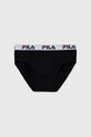 Fila - Dětské boxerky 125-157 cm přiléhavé boxerky černá FU1001