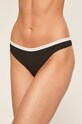 Calvin Klein Underwear - Stringi CK One (2 pack) dzianina czarny 000QD3788E