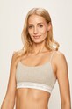 Podprsenka Calvin Klein Underwear CK One bez kostic šedá 000QF5727E