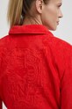 Kenzo halat de baie din bumbac ICONIC.WOMEN rosu