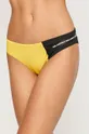 żółty Karl Lagerfeld - Figi kąpielowe KL20WBT34 Damski