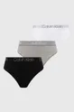 чорний Calvin Klein Underwear - Труси (3-pack) Жіночий
