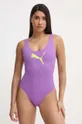 fioletowy Puma jednoczęściowy strój kąpielowy Damski