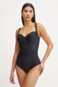 Aqua Speed costum de baie dintr-o bucată Olivia cu balene negru OLIVIA