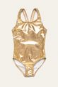 zlatá Name it - Dětské plavky 110-152 cm Dívčí