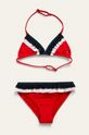 červená Tommy Hilfiger - Dětské plavky 104-164 cm Dívčí