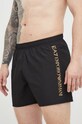 EA7 Emporio Armani Plavkové šortky čierna 902035.CC720