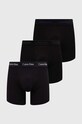 Calvin Klein Underwear bokserki 3-pack wzorzyste czarny 000NB1770A