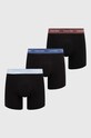 Calvin Klein Underwear bokserki 3-pack wzorzyste czarny 000NB1770A
