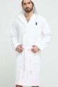 Βαμβακερή ρόμπα Polo Ralph Lauren βαμβάκι λευκό CLPLAYER