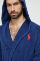 Polo Ralph Lauren halat de baie din bumbac bleumarin CLPLAYER