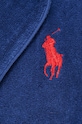 Polo Ralph Lauren szlafrok bawełniany CLPLAYER granatowy