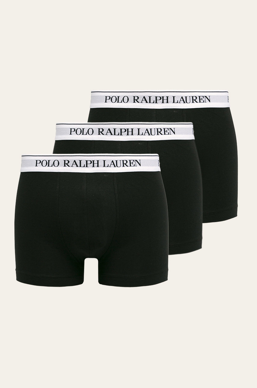 čierna Polo Ralph Lauren - Boxerky (3-pak) Pánsky