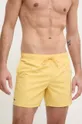 Plavkové šortky Lacoste žltá