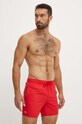 Lacoste pantaloni scurti de baie MH6270 rosu SS24