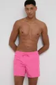 Σορτς κολύμβησης Lacoste ροζ