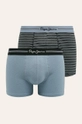 modrá Pepe Jeans - Boxerky Octavo (2-pak) Pánsky