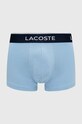 Одяг Боксери Lacoste 3-pack 5H3389 блакитний
