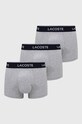 Боксерки Lacoste (3 чифта) изчистен сив 5H3389