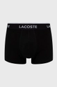 Lacoste boxeralsó (3 db) fekete