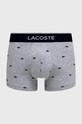 Odzież Lacoste bokserki (3-pack) 5H3411 5H3411 szary