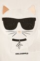 Karl Lagerfeld - Bluza 201W1804 alb