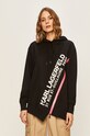 Karl Lagerfeld - Mikina s kapucňou čierna 201W1850