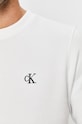 Calvin Klein Jeans - Bluza J30J314536 alb