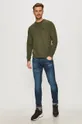 Calvin Klein Jeans - Felső J30J314536 zöld