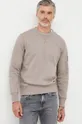 beżowy Calvin Klein Jeans bluza