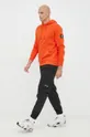 Bavlnená mikina Calvin Klein Jeans oranžová