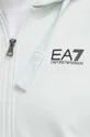 turkizna Bombažen pulover EA7 Emporio Armani